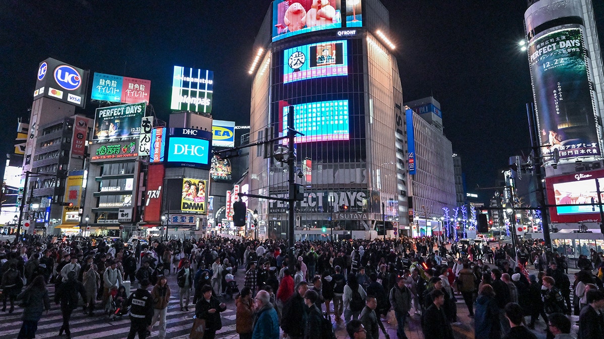 Shibuya Crossing in Tokyo, Japan