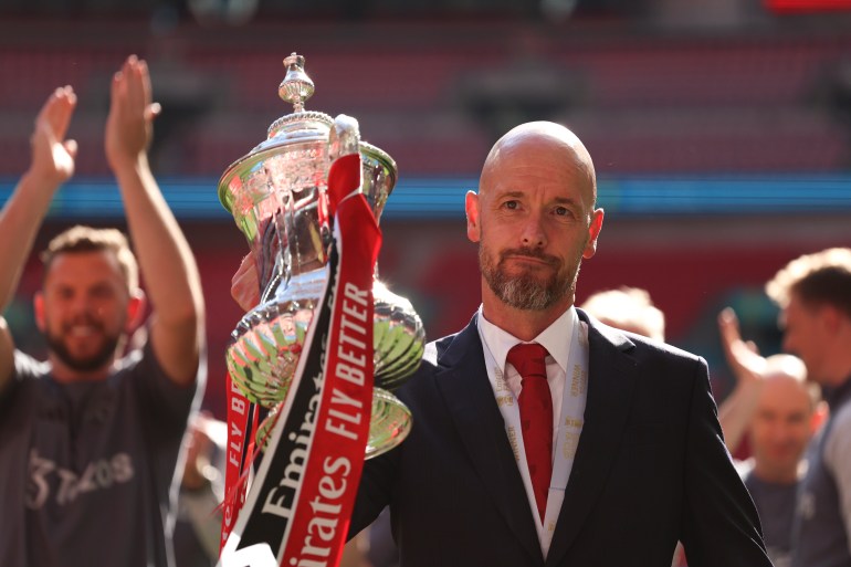 Manchester United manager Erik ten Hag survived an internal review into his position after their worst-ever Premier League finish of eighth. Ten Hag held onto his job largely thanks to a shock FA Cup final win against Manchester City last season.