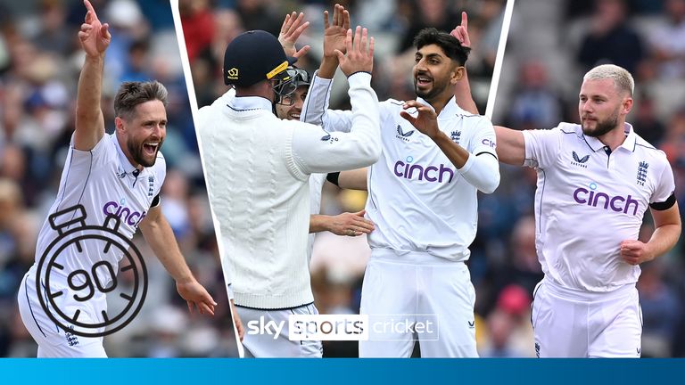 Watch all 10 wickets to fall in an exciting opening day of the first Test between England and Sri Lanka at Old Trafford.