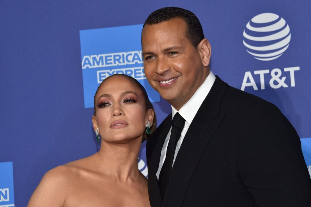 Jennifer Lopez and Alex Rodriguez in early 2020.