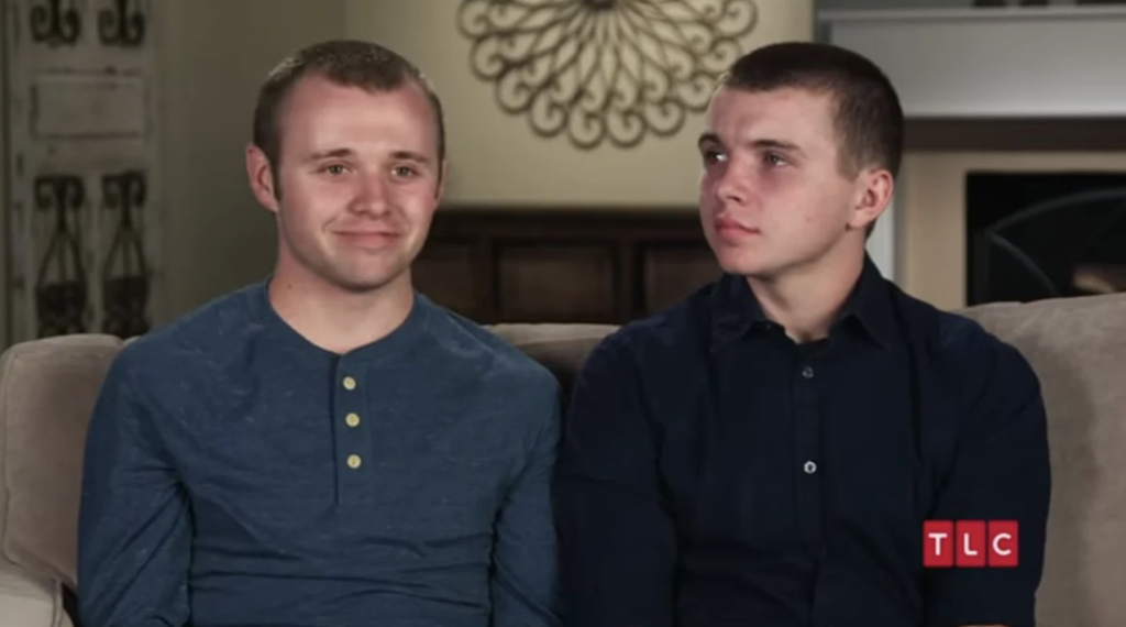 Jason Duggar speaks to the camera during an appearance on his family's TLC reality show.