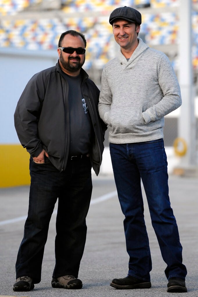 Frank Fritz and Mike Wolfe of American Pickers fame in January of 2011.