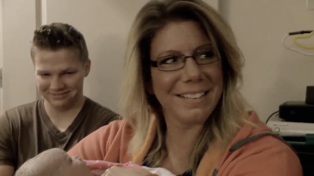 Meri Brown with Garrison in flashback video on Sister Wives.