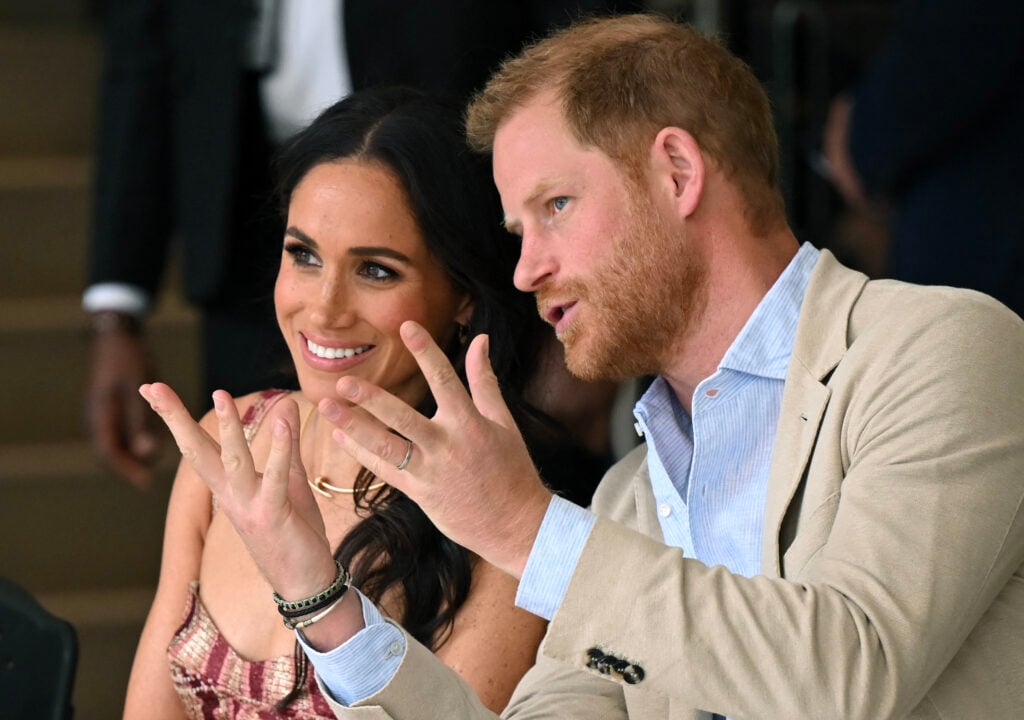 Prince Harry and Meghan Markle in August of 2024.