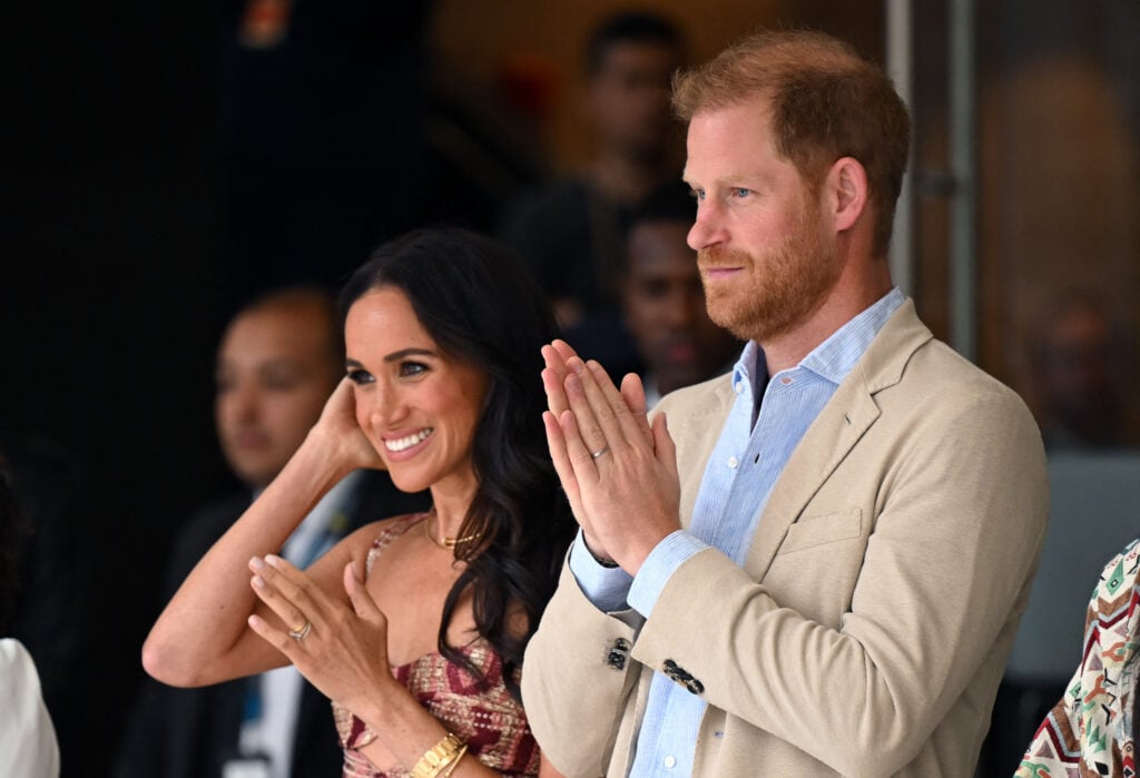 Prince Harry and Meghan Markle on August 15, 2024.