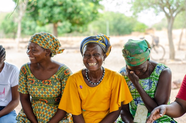 Yikpee Women in Upper West Region of Ghana during the song recording session. Picture Credits: CDKN