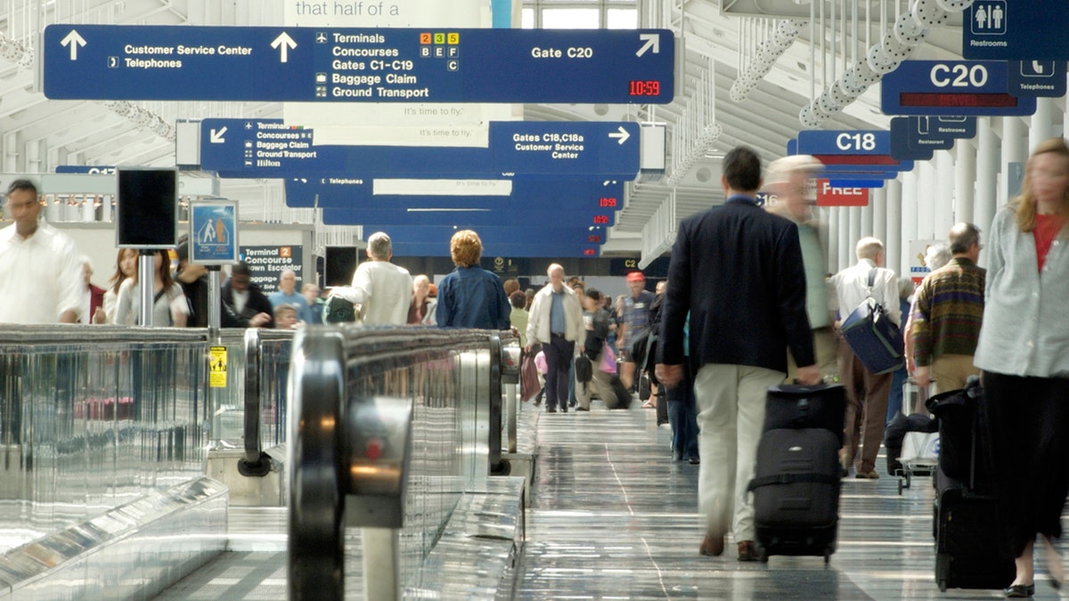 People in airport