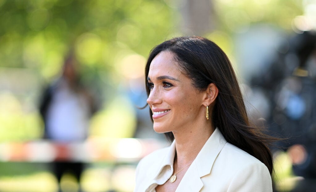 Meghan, Duchess of Sussex smiles during day six of the Invictus Games Düsseldorf 2023 on September 15, 2023 in Duesseldorf, Germany.