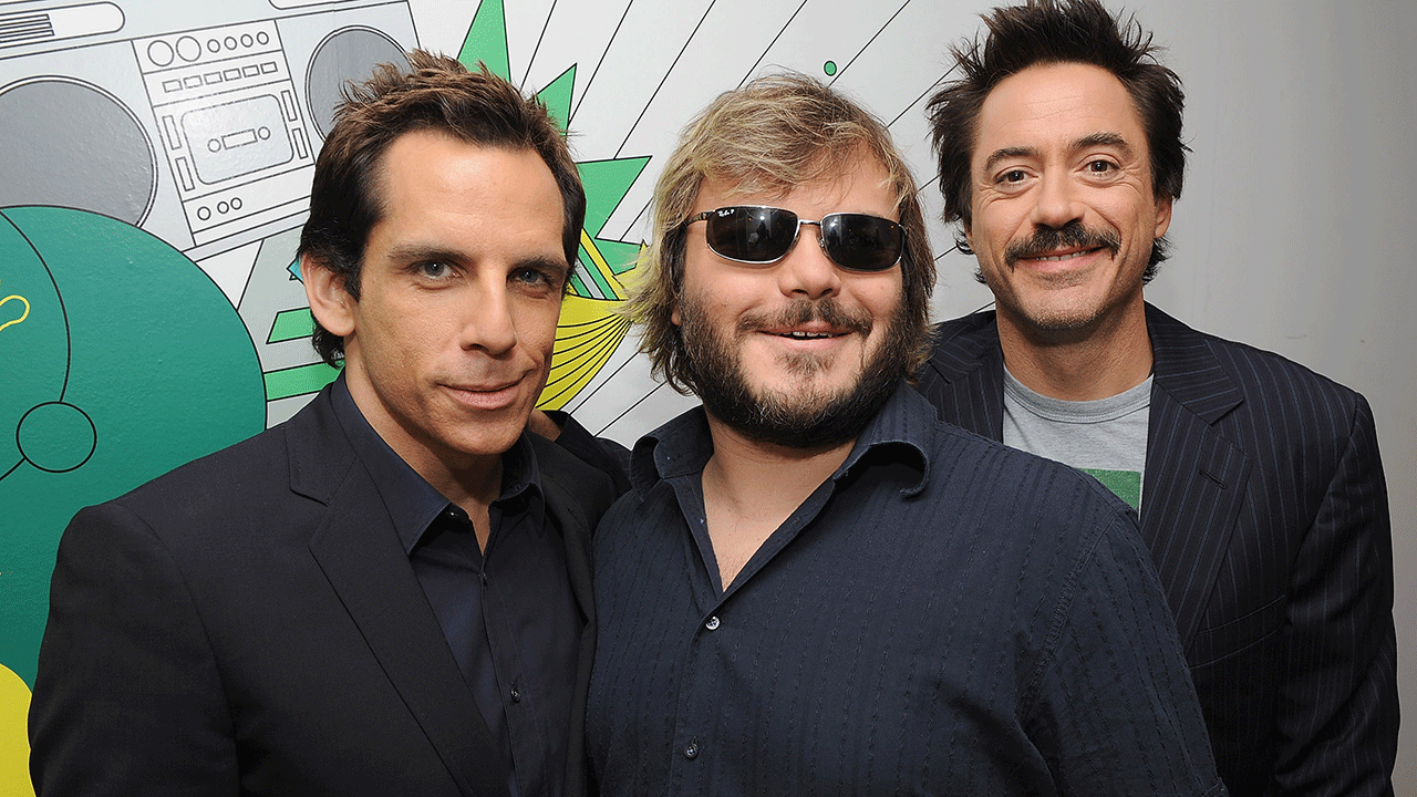 Ben Stiller, Jack Black and Robert Downey Jr. of "Tropic Thunder"