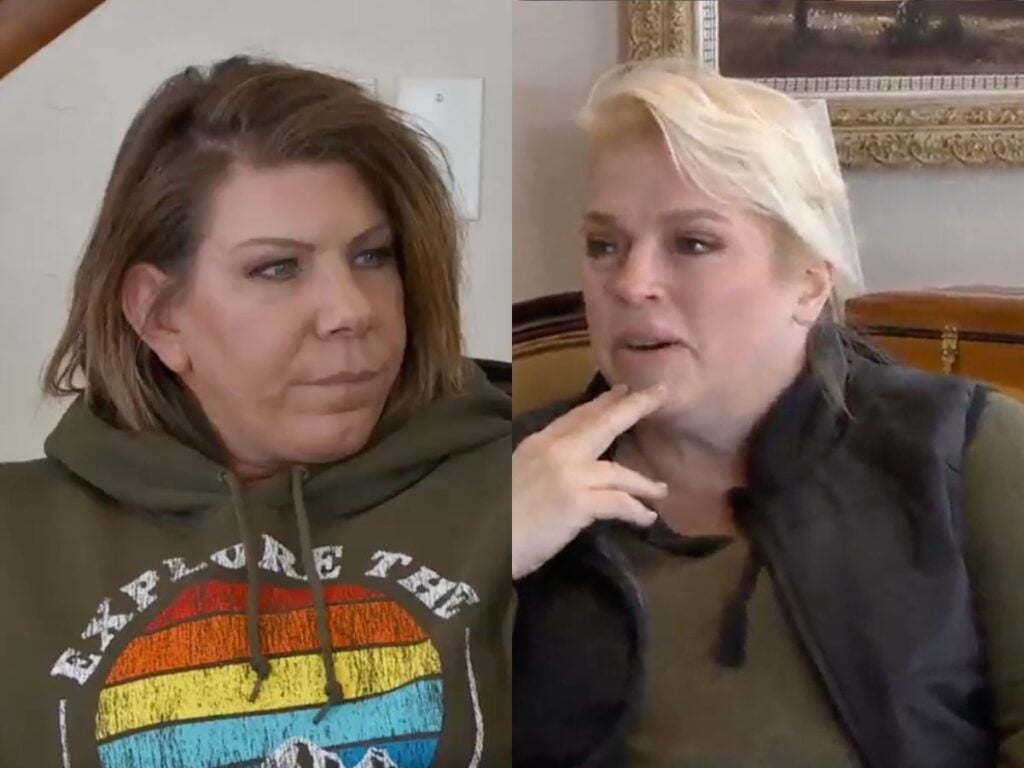 Meri and Janelle Brown face off on 'Sister Wives' about Coyote Pass. 