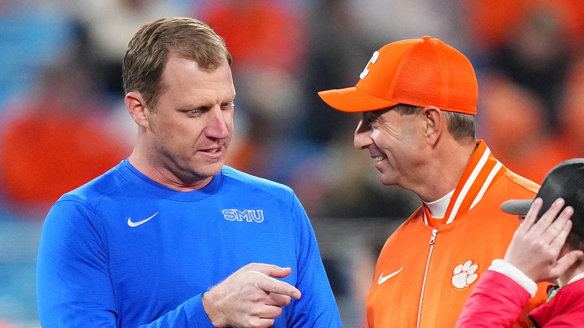 Rhett Lashlee and Dabo Swinney