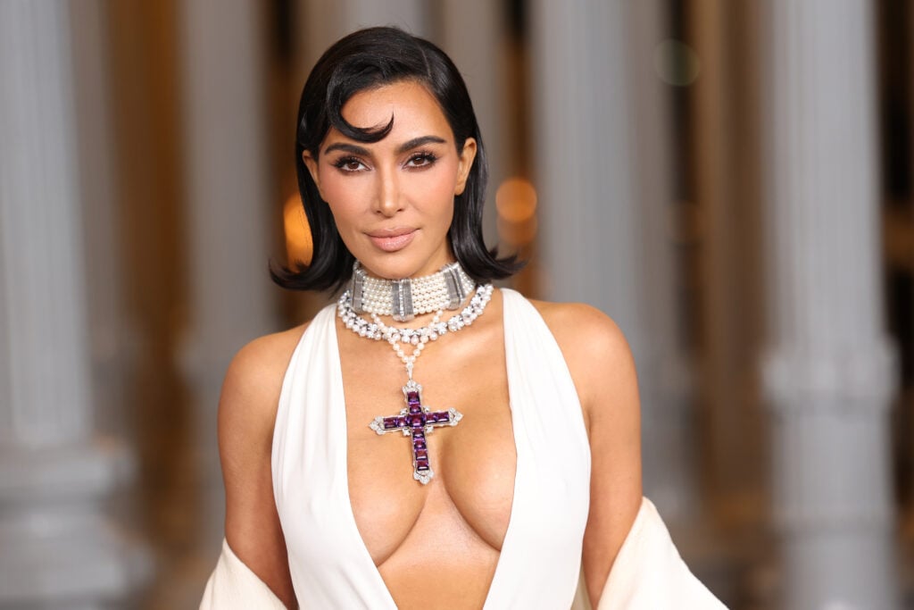 Kim Kardashian attends the 2024 LACMA Art+Film Gala at Los Angeles County Museum of Art on November 02, 2024 in Los Angeles, California.