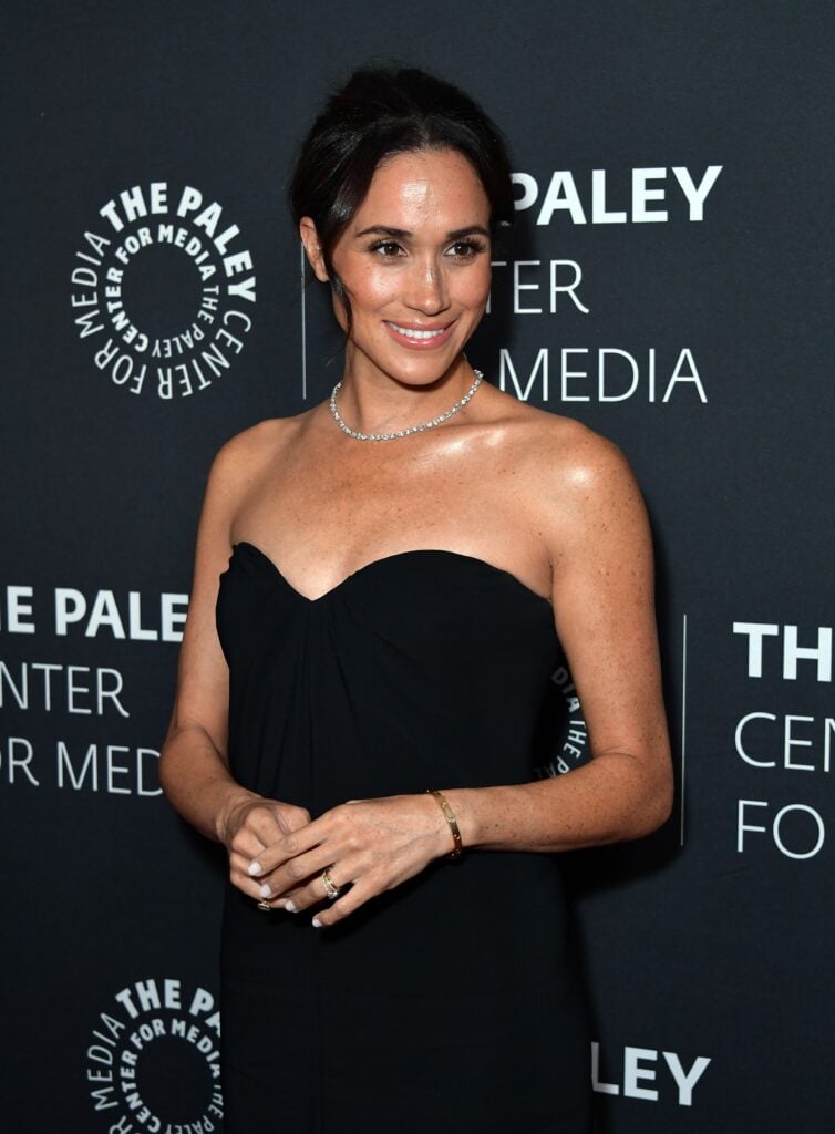 Meghan, Duchess of Sussex, attends The Paley Center for Media hosts Paley Honors Fall Gala honoring Tyler Perry at Beverly Wilshire, A Four Seasons Hotel on December 04, 2024 in Beverly Hills, California.