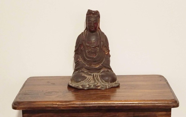 The Buddha statue that Matteson stole from pilfered the statue not long before the battle at Bird.