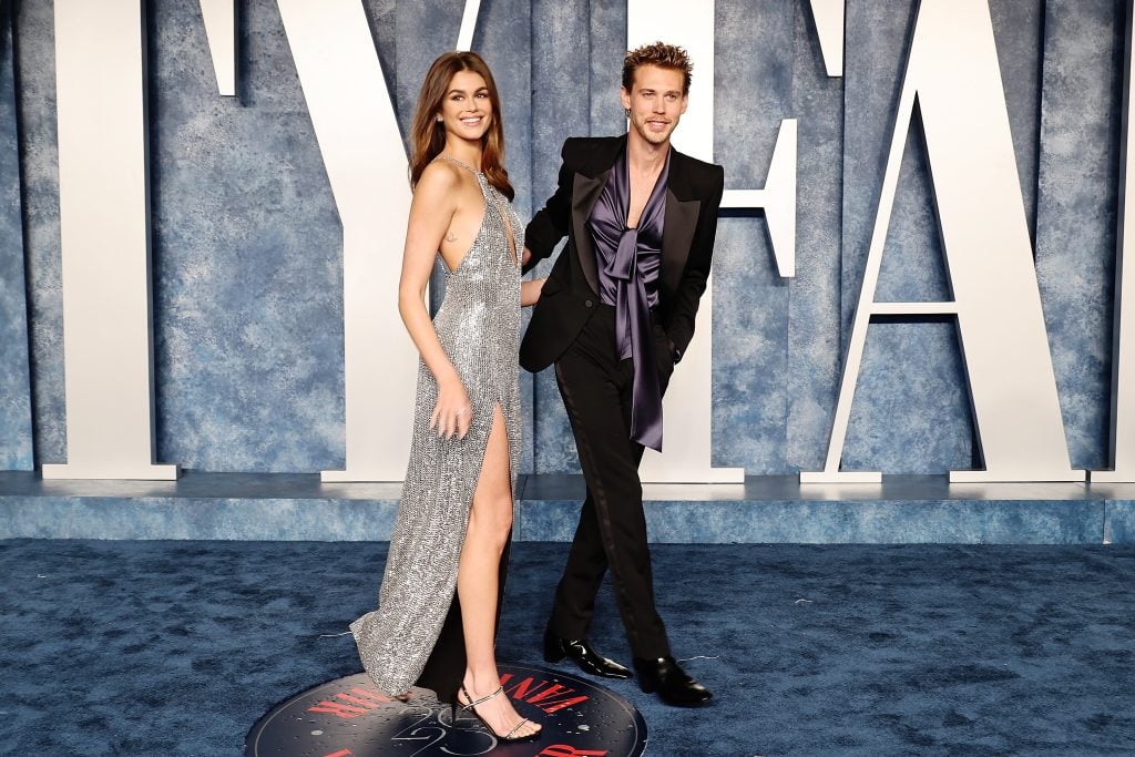 Kaia Gerber and Austin Butler together on March 12, 2023.