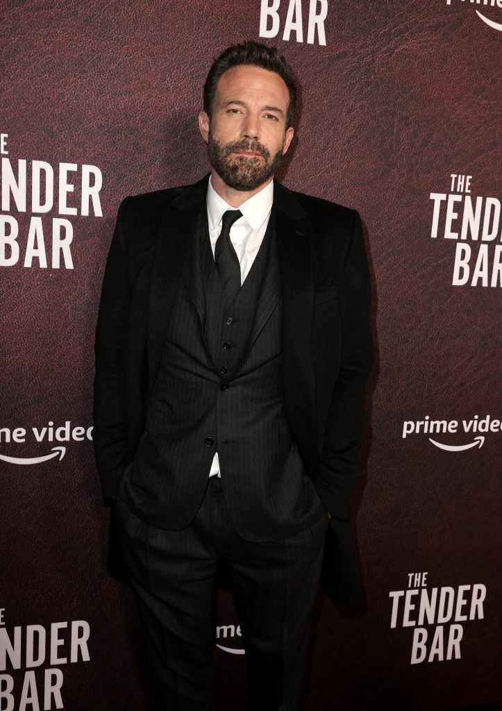 Ben Affleck attends the Los Angeles premiere of Amazon Studio's "The Tender Bar" at TCL Chinese Theatre on December 12, 2021 in Hollywood, California.