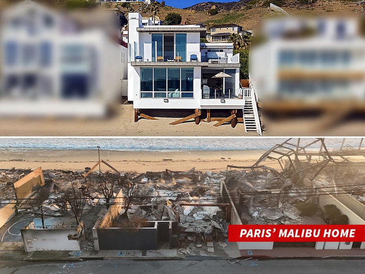 paris hilton malibu home before after fire sub swipe backgrid