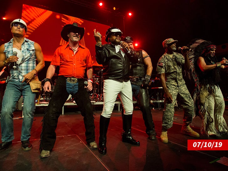 he village people performing