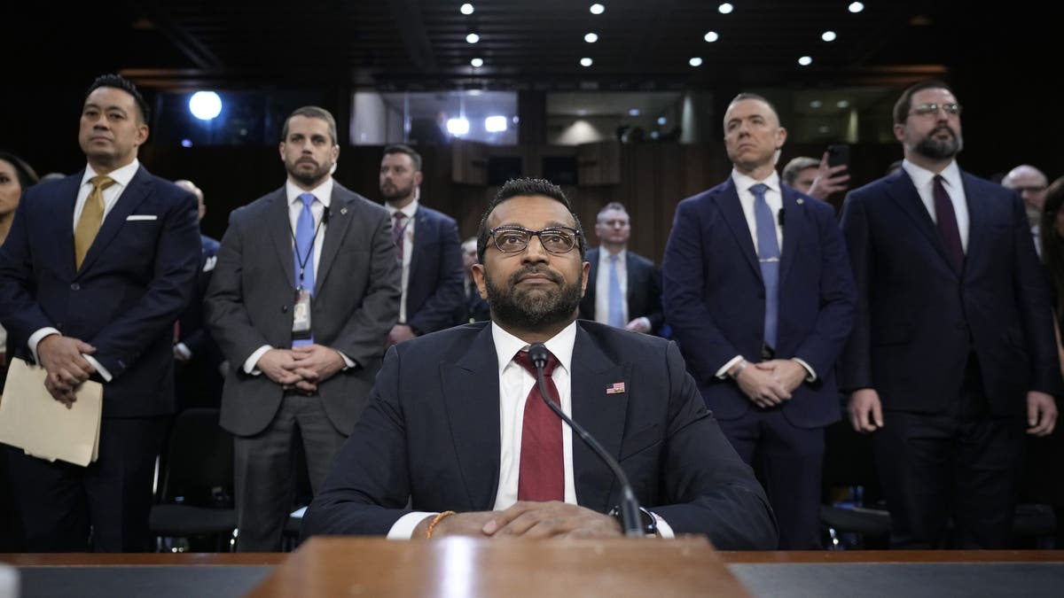 Kash Patel, President Donald Trump's choice to be director of the FBI, arrives for his confirmation hearing before the Senate Judiciary Committee at the Capitol in Washington, Thursday, Jan. 30, 2025. (AP Photo/Ben Curtis)