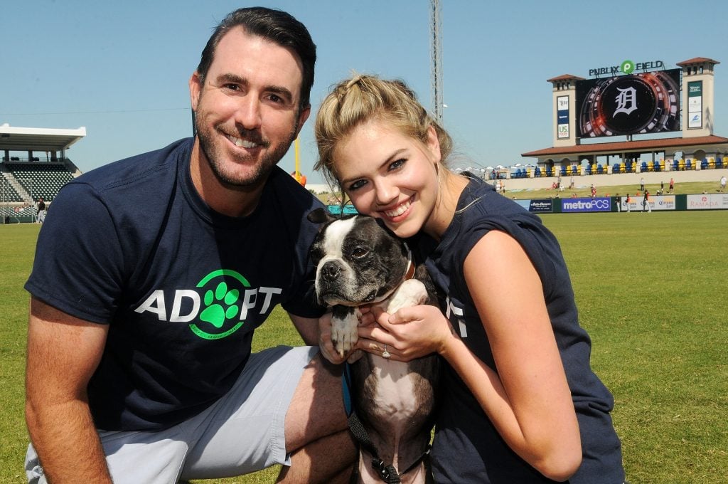 Kate Upton, Justin Verlander and Wins for Warriors Foundation Host Grand Slam Adoption Event Presented by Link AKC on March 18, 2017 in Lakeland, Florida to benefit SPCA Florida and K9s For Warriors.