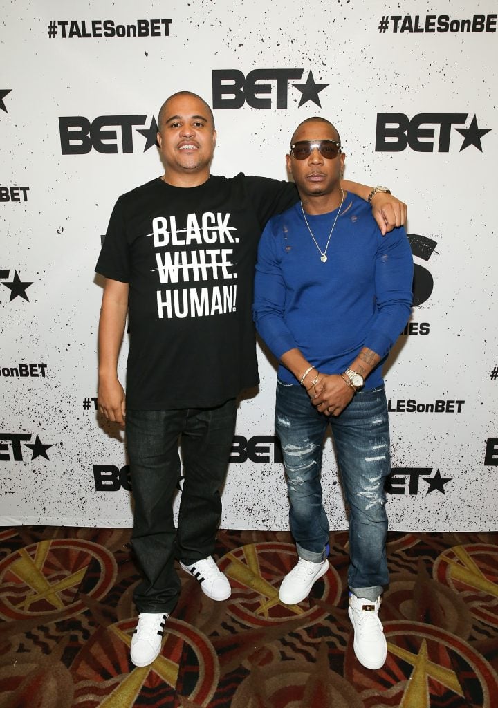 Director Irv Gotti and recording artist Ja Rule attend the  screening of BET Series 