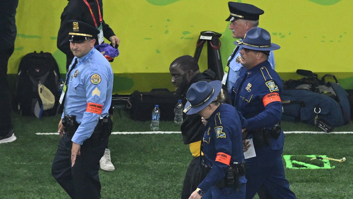 Protester arrested