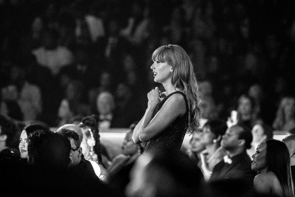 Taylor Swift attends the 67th annual GRAMMY Awards  on February 02, 2025 in Los Angeles, California.