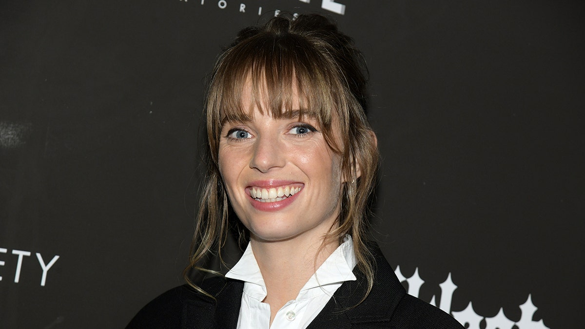 Close up of Maya Hawke smiling