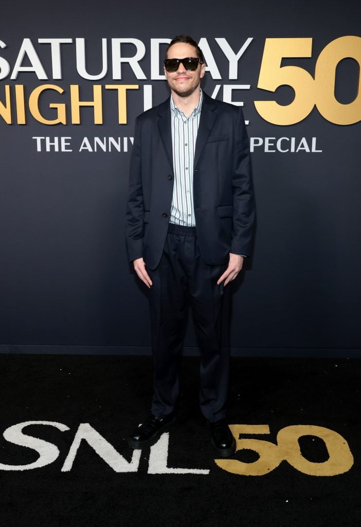 Pete Davidson attends SNL50: The Anniversary Special on February 16, 2025 in New York City.