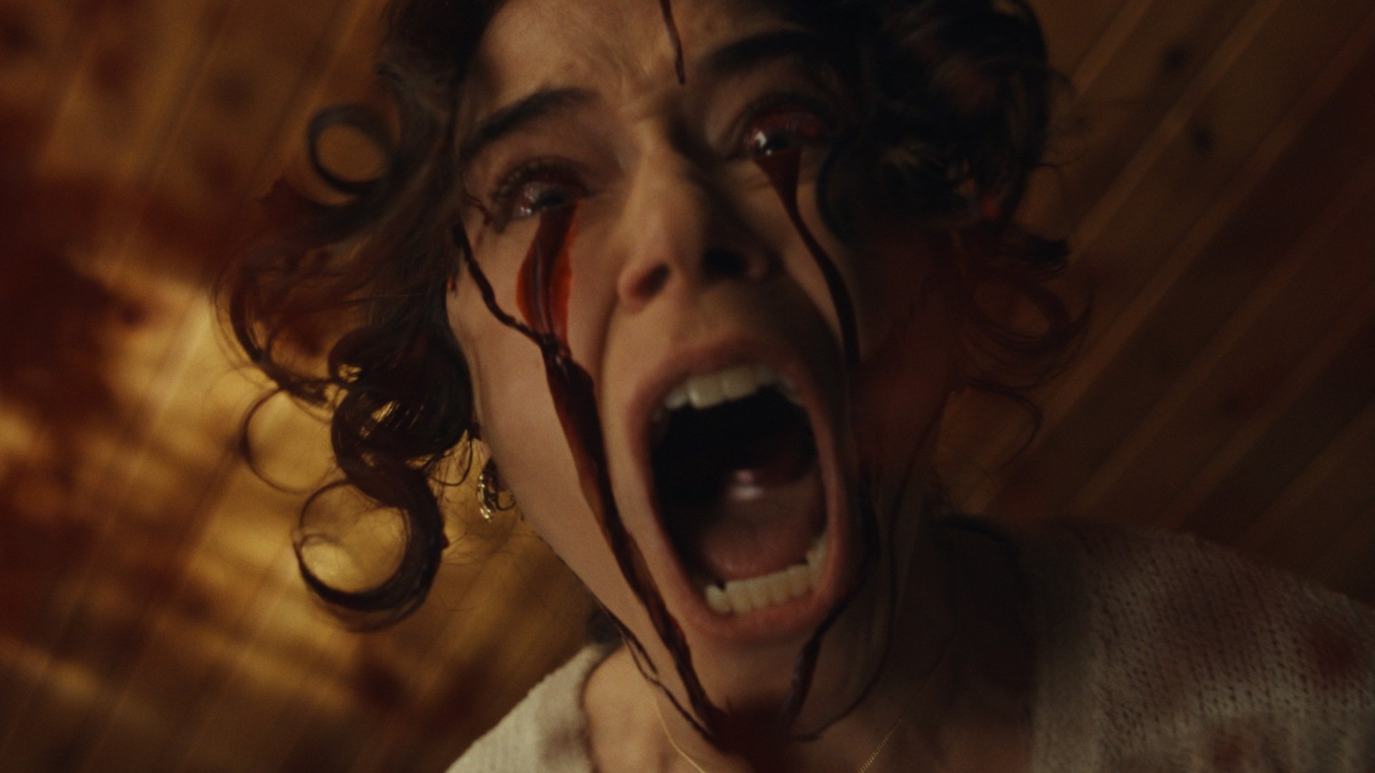 Tatiana Maslany bleeds from the eyes in 