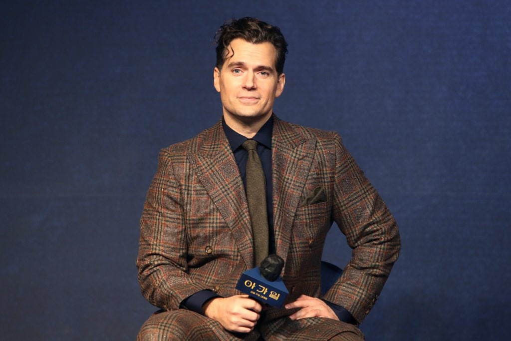 Henry Cavill on January 18 of 2024.