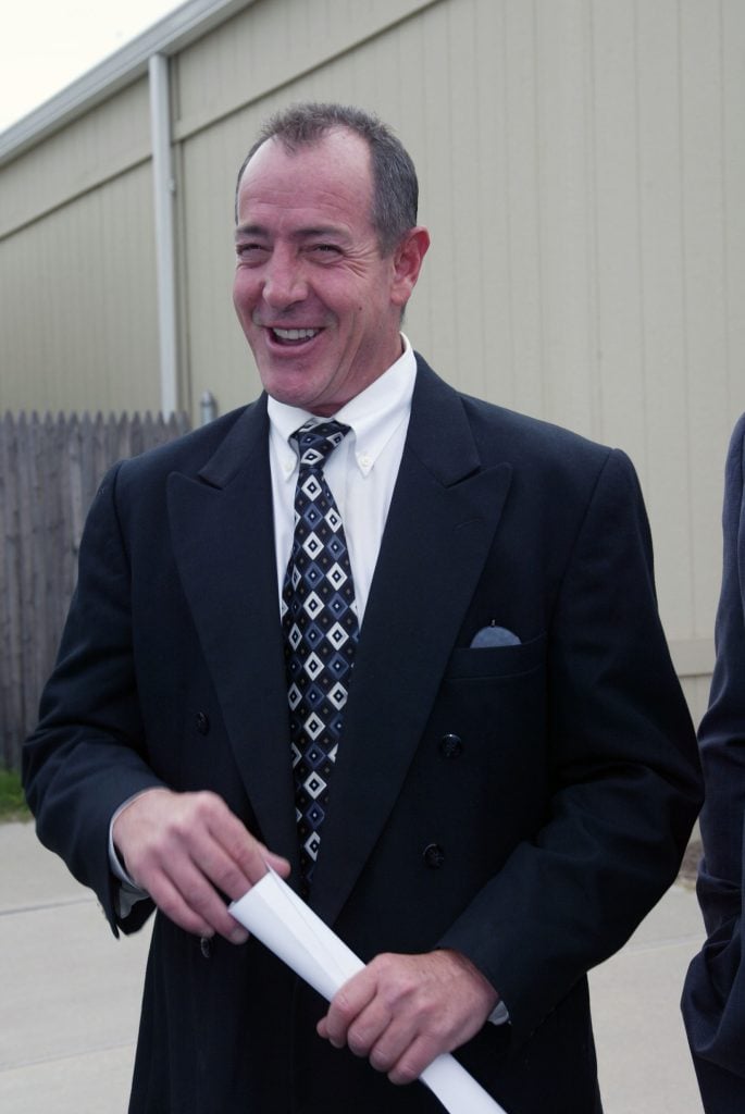 In August of 2010, Michael Lohan faced charges of kicking and threatening to kill his former fiancee.