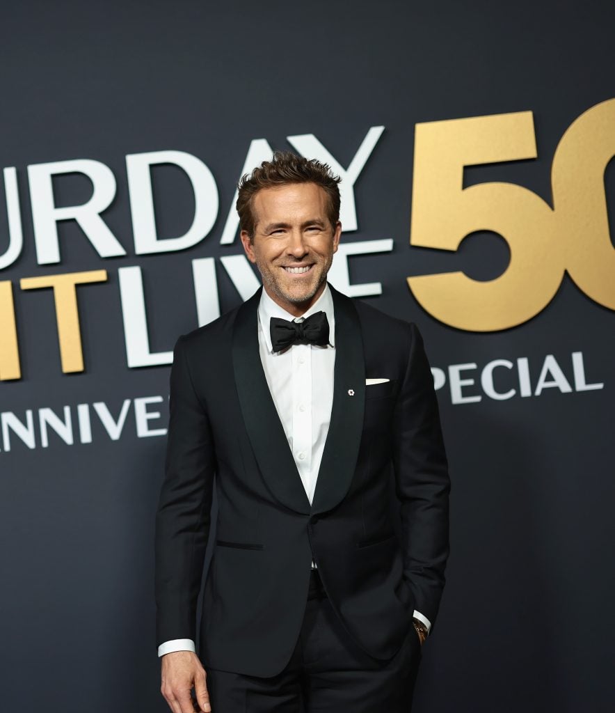 Ryan Reynolds attends SNL50: The Anniversary Special on February 16, 2025 in New York City. 