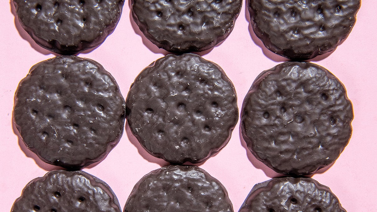 Thin Mints Girl Scouts cookies in Studio