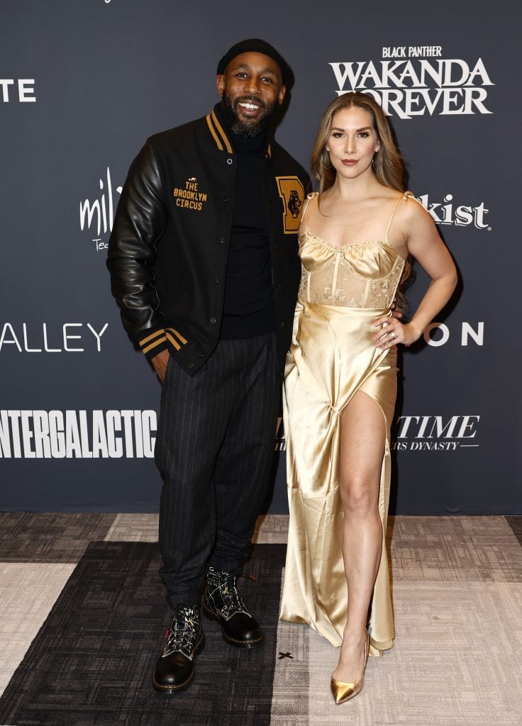 Stephen 'tWitch' Boss and Allison Holker on December 5, 2022. This was only days before his tragic death, leaving his wife a widow.