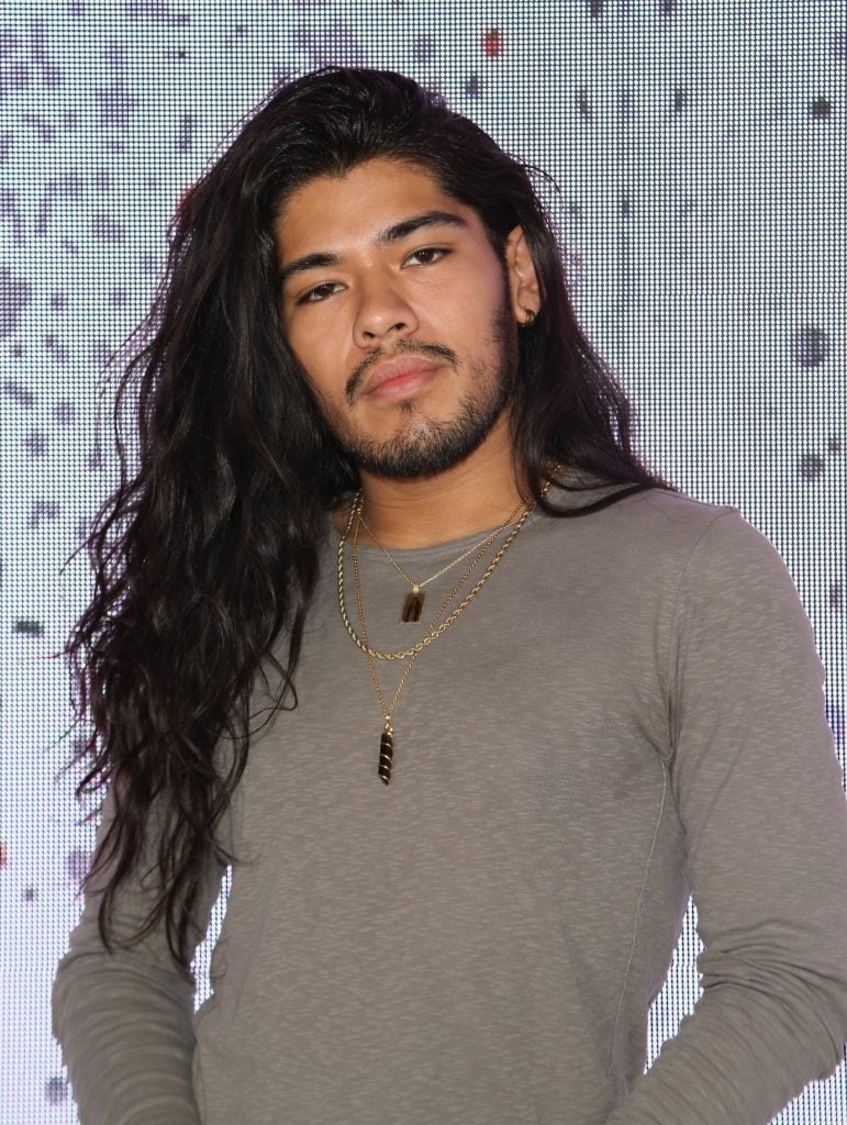 The late Jesus Guerrero back in 2018, sporting his own beautiful hair.