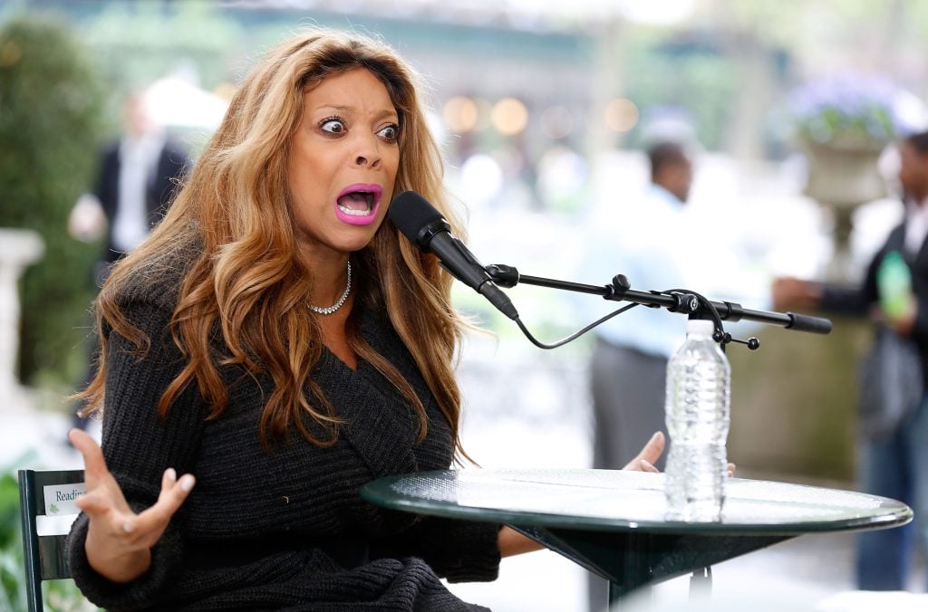 Media personality/author Wendy Williams speaks to the audience at The Bryant Park Reading Room on May 15, 2013 in New York City.  