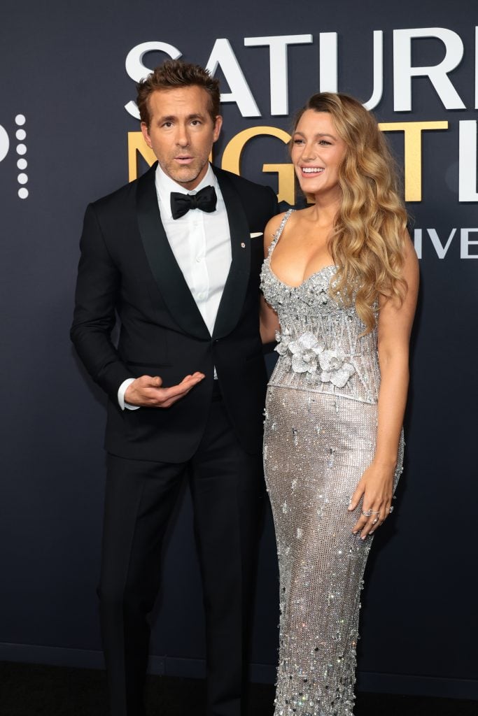 Ryan Reynolds and Blake Lively attend SNL50: The Anniversary Special on February 16, 2025 in New York City.