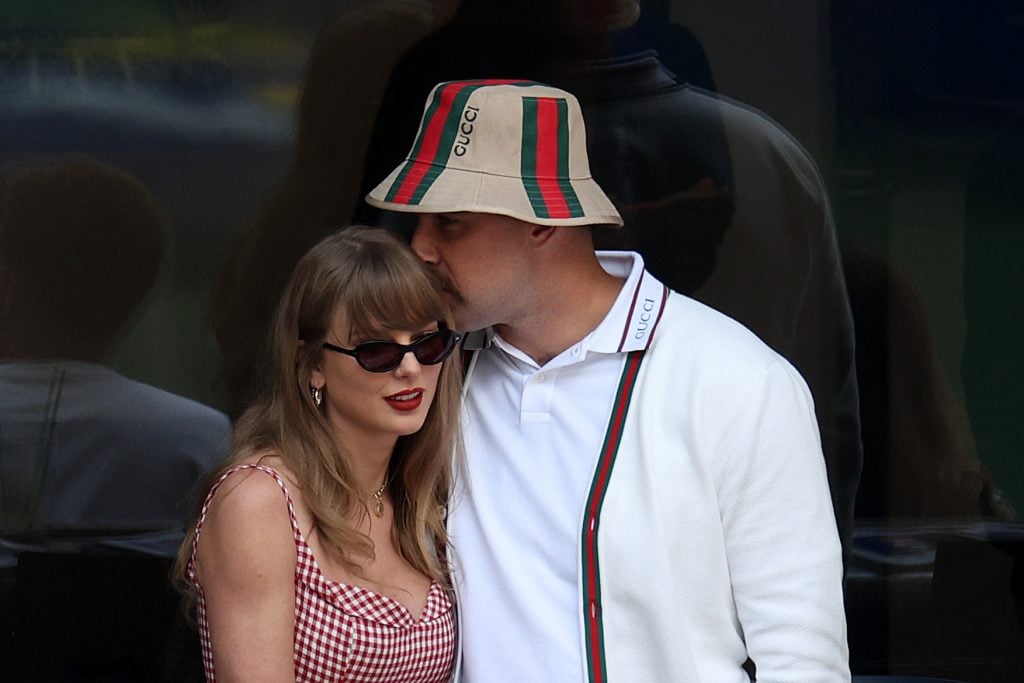 Taylor Swift and Travis Kelce on September 8, 2024.