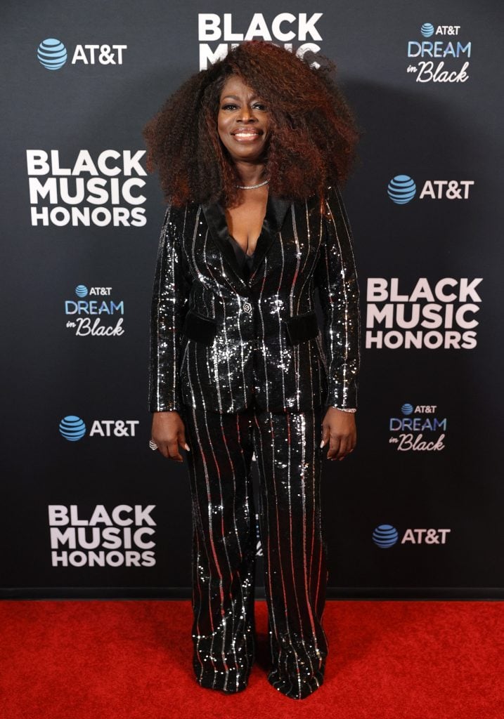 In this image released on June 5, 2021, Angie Stone is seen during Black Music Honors 2021 at City Winery Nashville on May 5, 2021 in Nashville, Tennessee. 