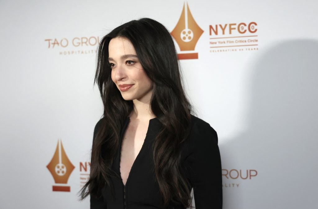 Mikey Madison attends the 2025 New York Film Critics Circle Awards at TAO Downtown on January 08, 2025 in New York City. 