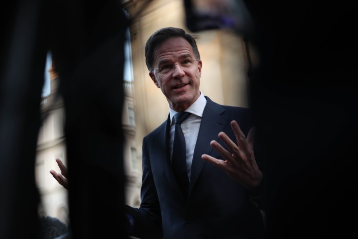 Nato’s Mark Rutte said the debate is ongoing’ on whether the US would contribute to security guarantees for Ukraine