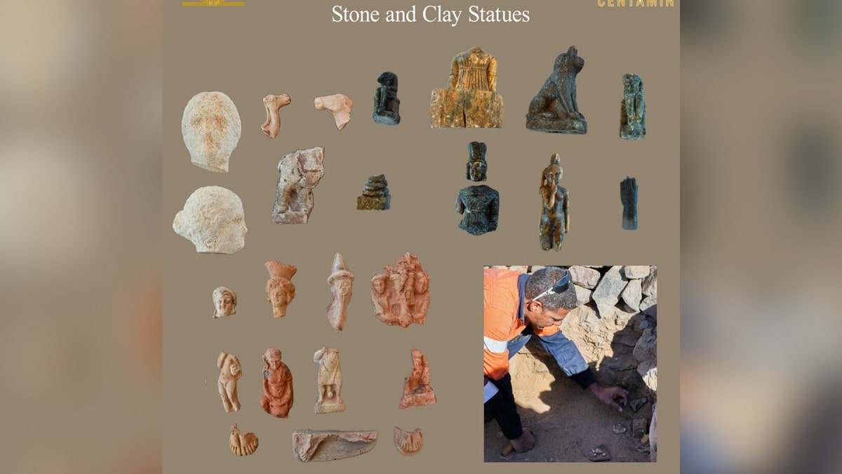 Artifacts recovered from site