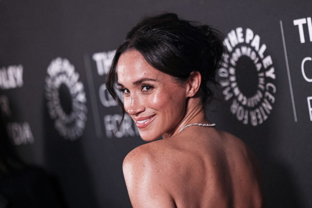 Meghan, Duchess of Sussex arrives for The Paley Center for Media gala honoring actor and director Tyler Perry, at the Beverly Wilshire Hotel in Beverly Hills on December 4, 2024. 