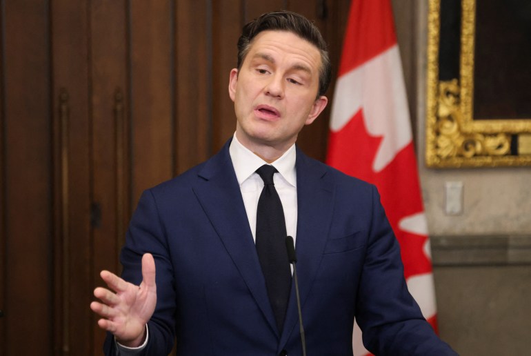 Canadian Conservative Party leader Pierre Poilievre