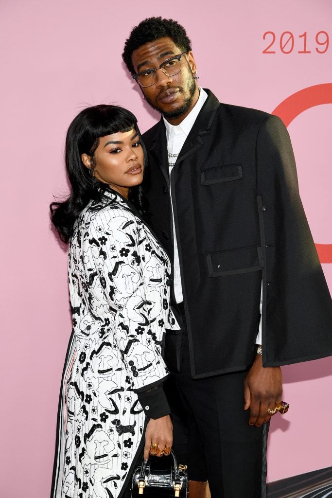 Teyana Taylor and Iman Shumpert attend the CFDA Fashion Awards at the Brooklyn Museum of Art on June 03, 2019 in New York City. 