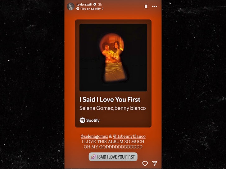 taylor swift selena gomez benny blanco instagram sub