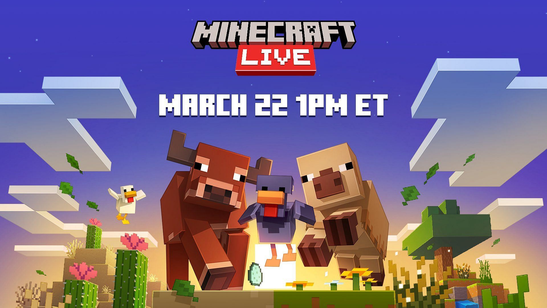 The Minecraft Live event will announce new drops (Image via Mojang Studios)