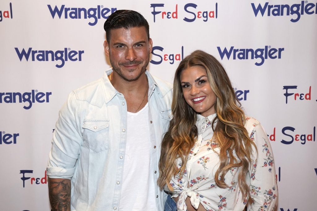 Jax Taylor and Brittany Cartwright attend âA Ride Through the Agesâ: Wrangler Capsule Collection Launch at Fred Segal Sunset at Fred Segal on September 19, 2019 in Los Angeles, California.