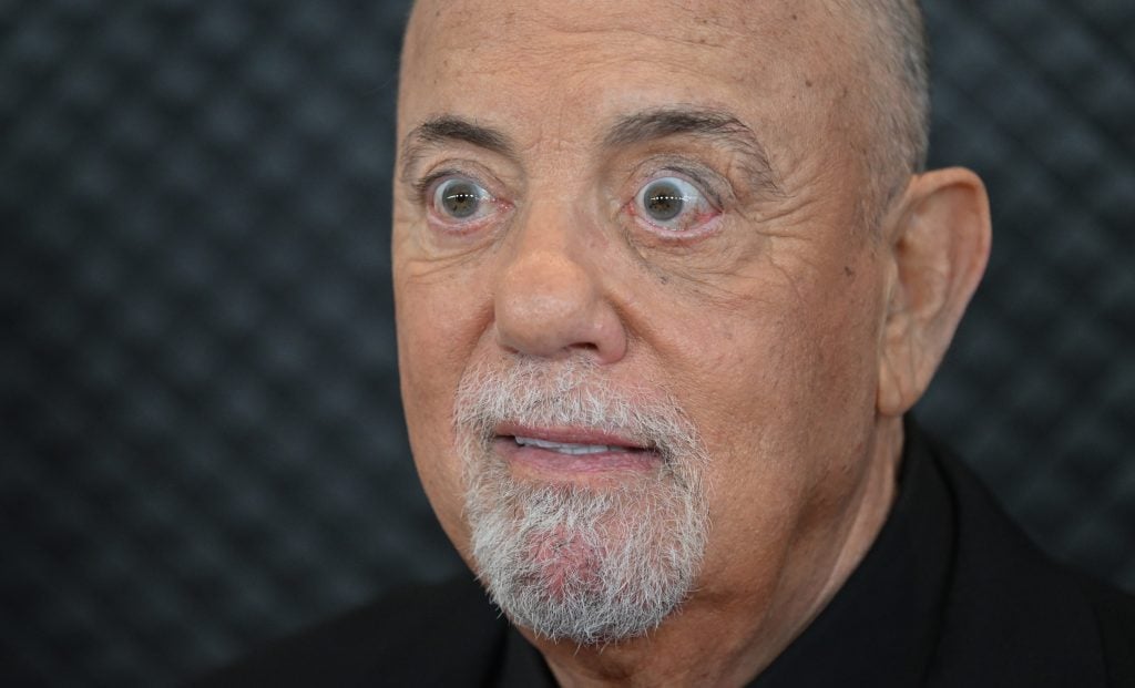 Billy Joel arrives for the 66th Annual Grammy Awards at the Crypto.com Arena in Los Angeles on February 4, 2024. 